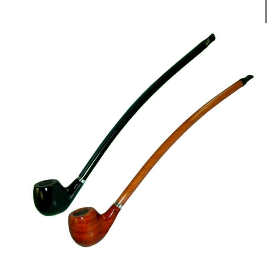 15" Curved Stem Pipe - Yellow Rosewood - shire