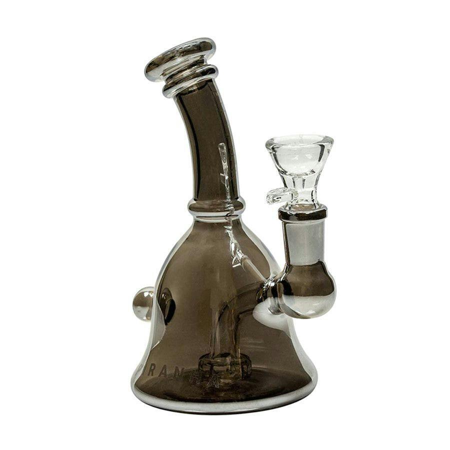 Piranha Glass 6" Bell Rig w/ Bowl - Electroplated Series Smoke