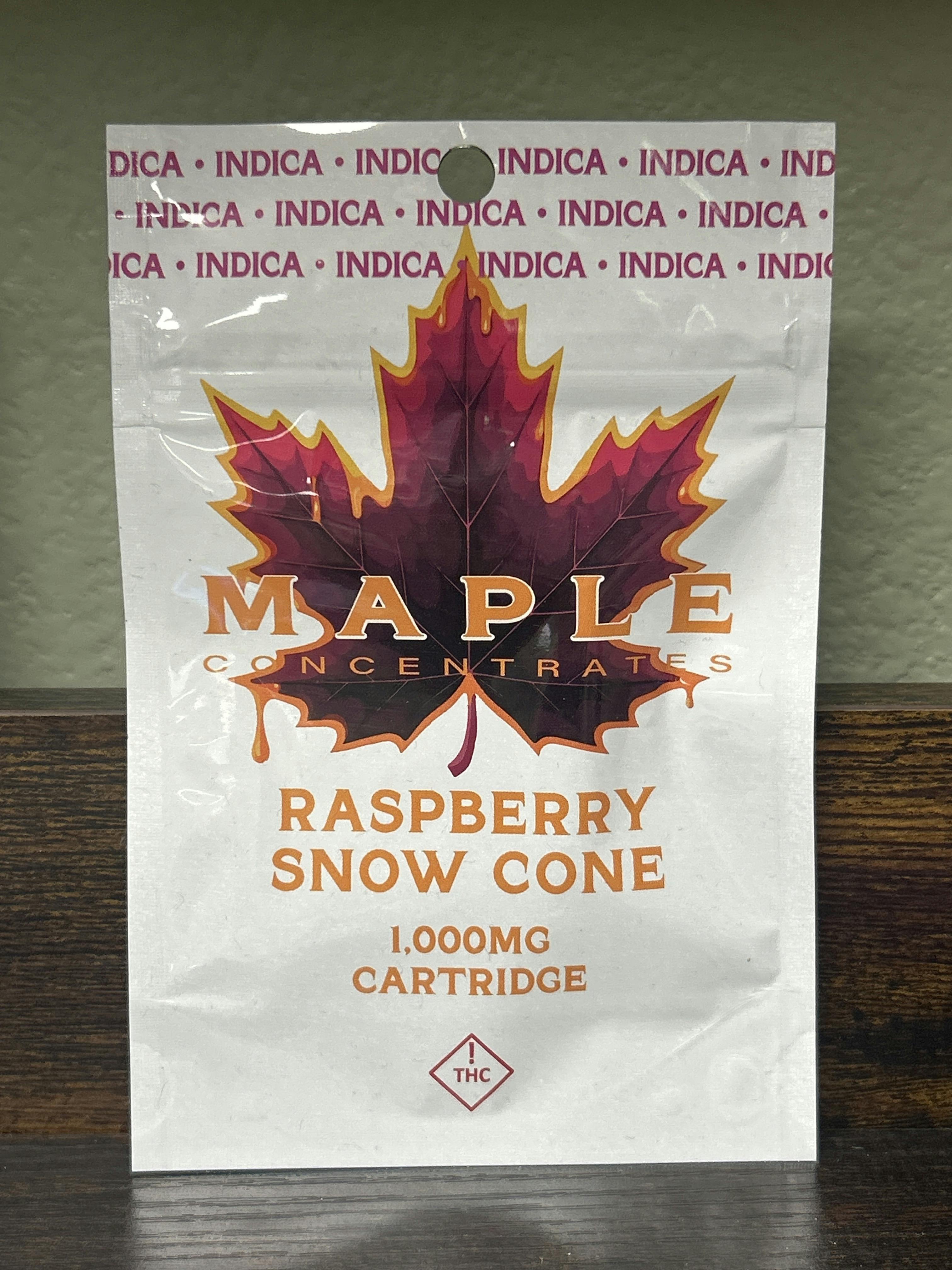 Maple Raspberry Snowcone