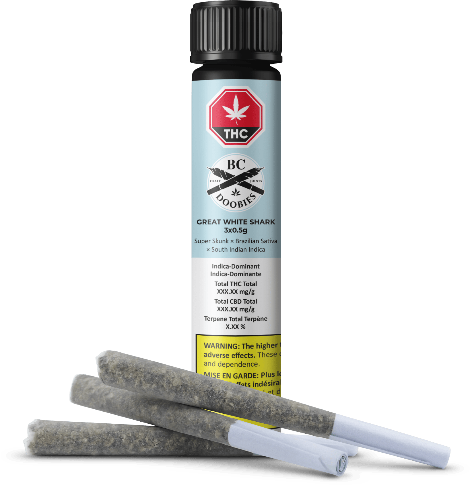 Great White Shark Pre-Rolls - 1.5G