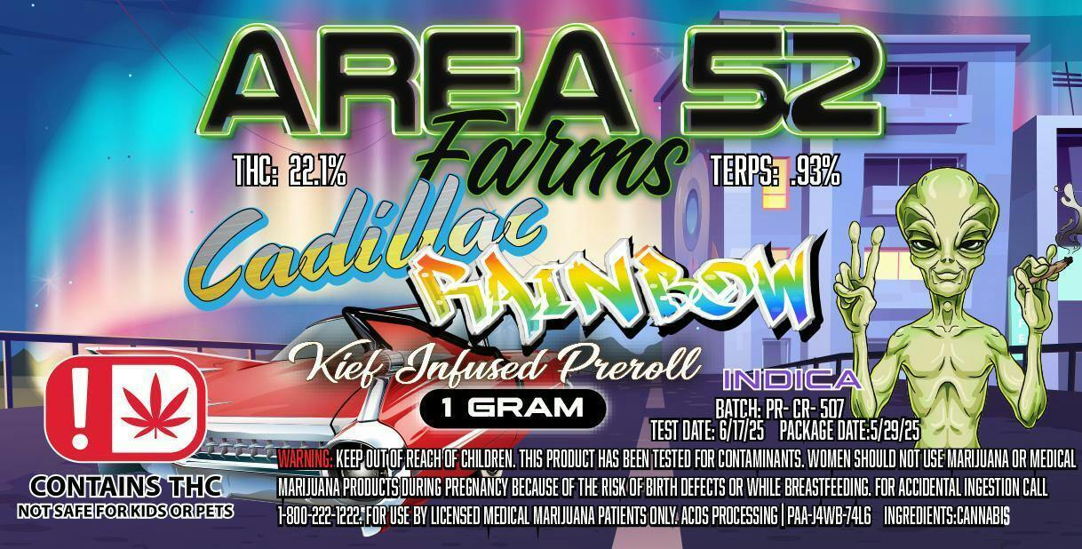 Area 52 Cadillac Rainbow Preroll