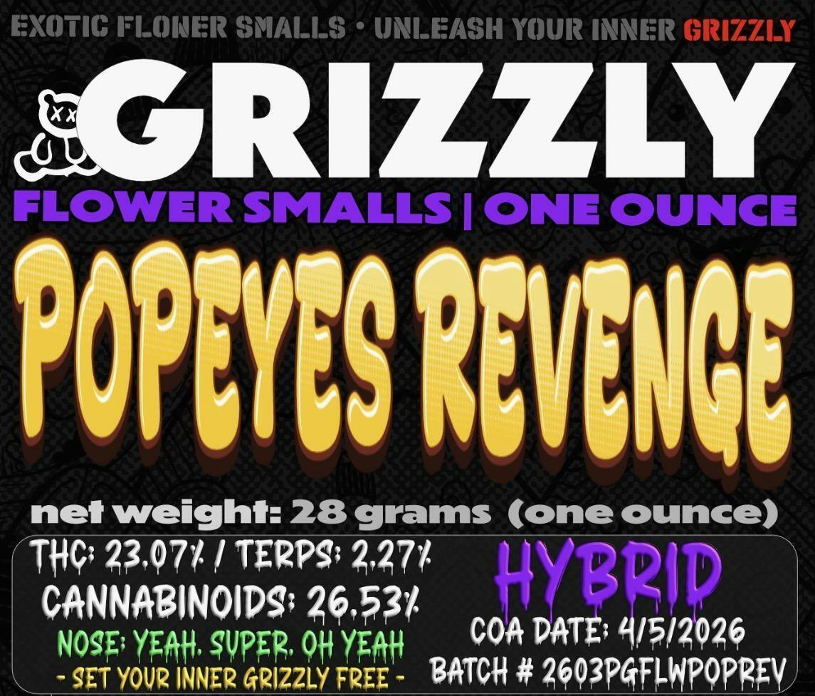 Grizzly Popeyes Revenge Smalls 28g
