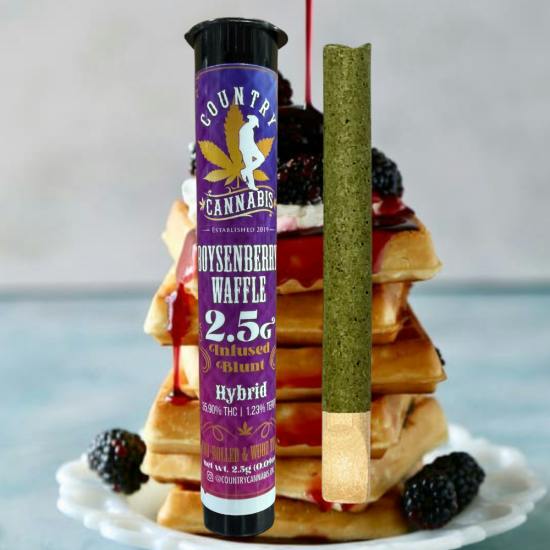 Country Cannabis Infused Blunt Boysenberry Waffle 2.5g