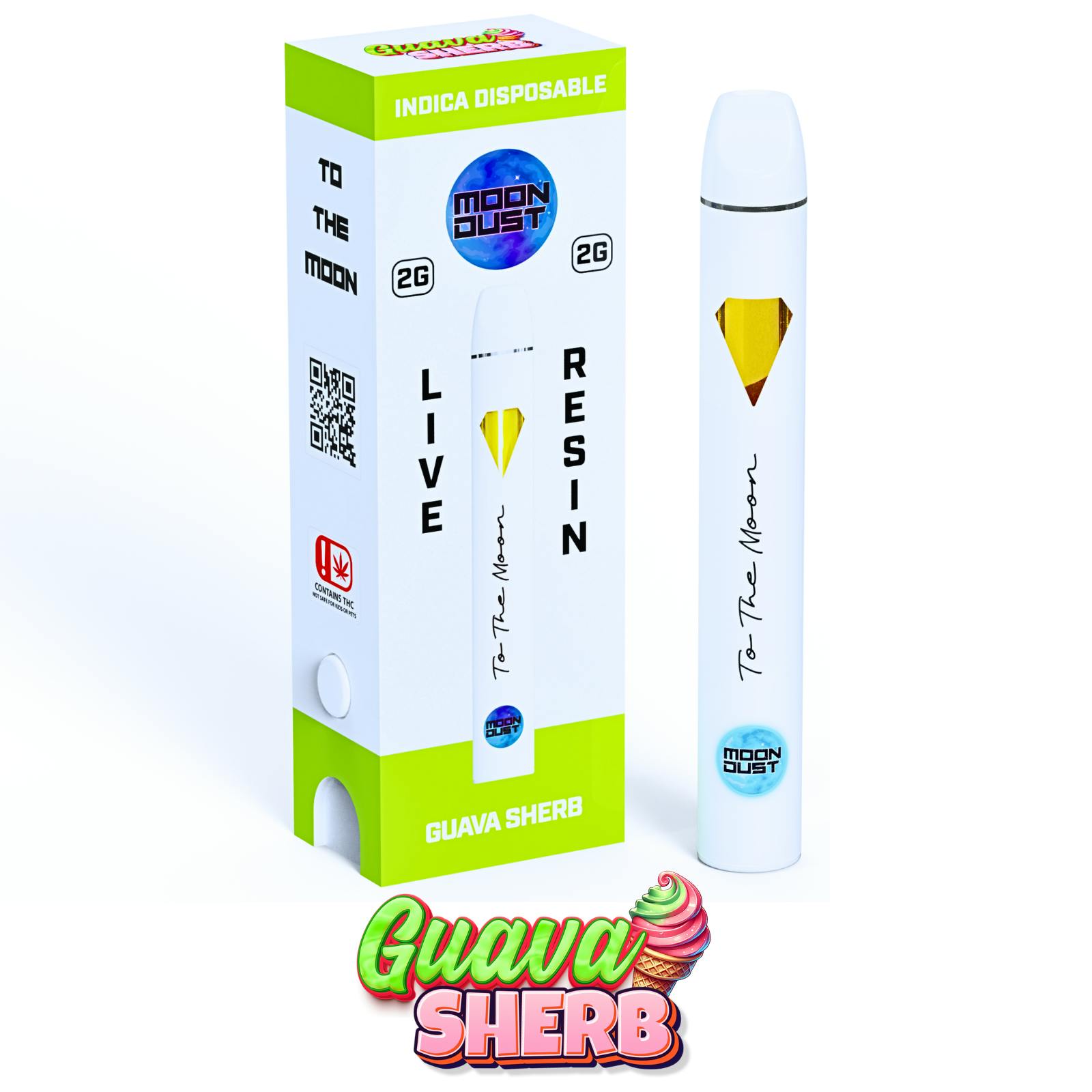Moon Dust Live Resin Guava Sherb 2g