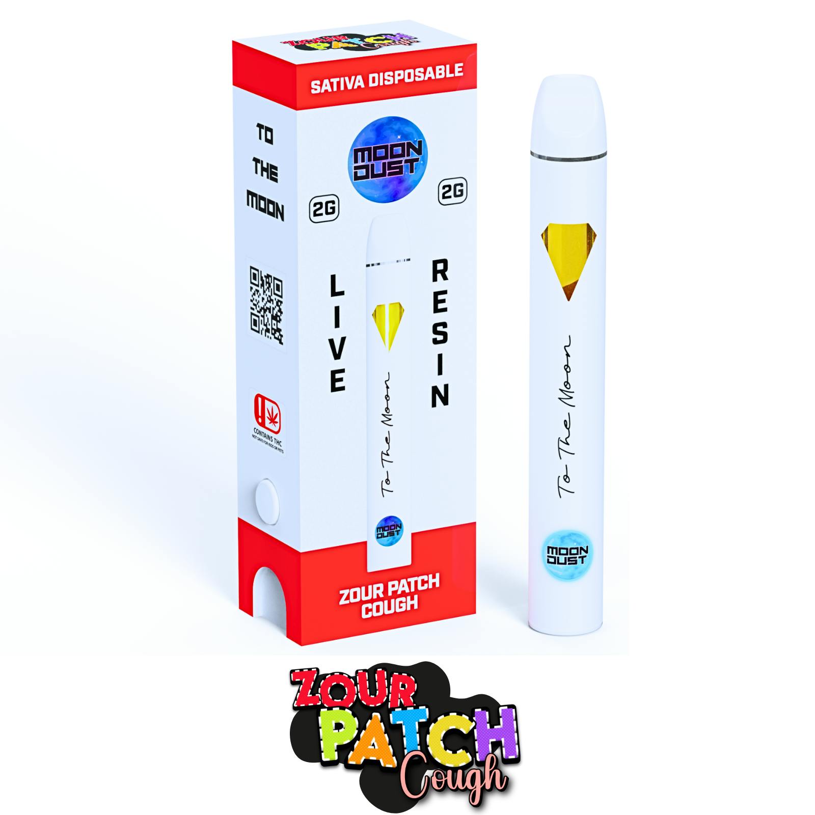 Moon Dust Live Resin Zour Patch Cough 2g