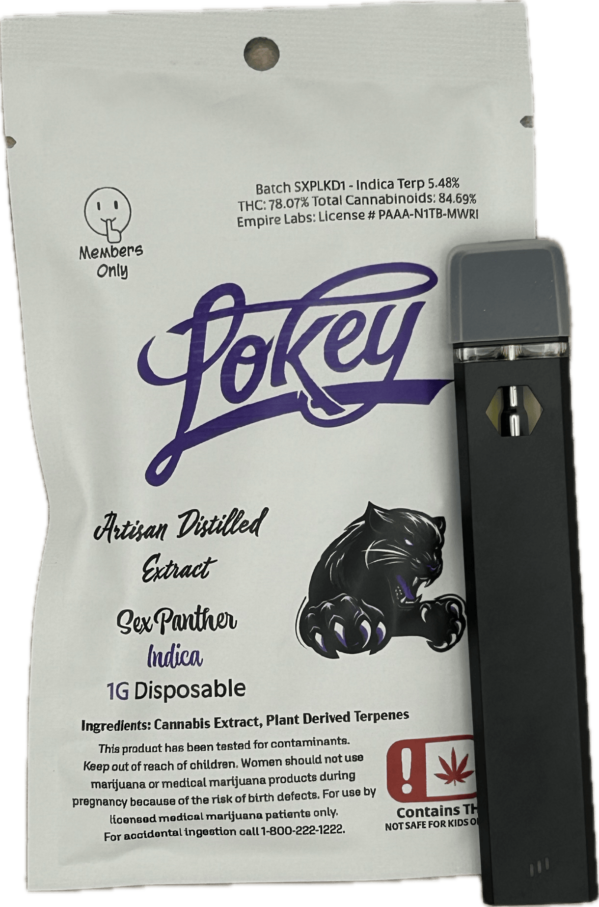 Lokey Disposable Sex Panther 1g at Nova Cannabis Company