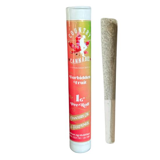 Country Cannabis Infused Preroll Forbidden Fruit 1g
