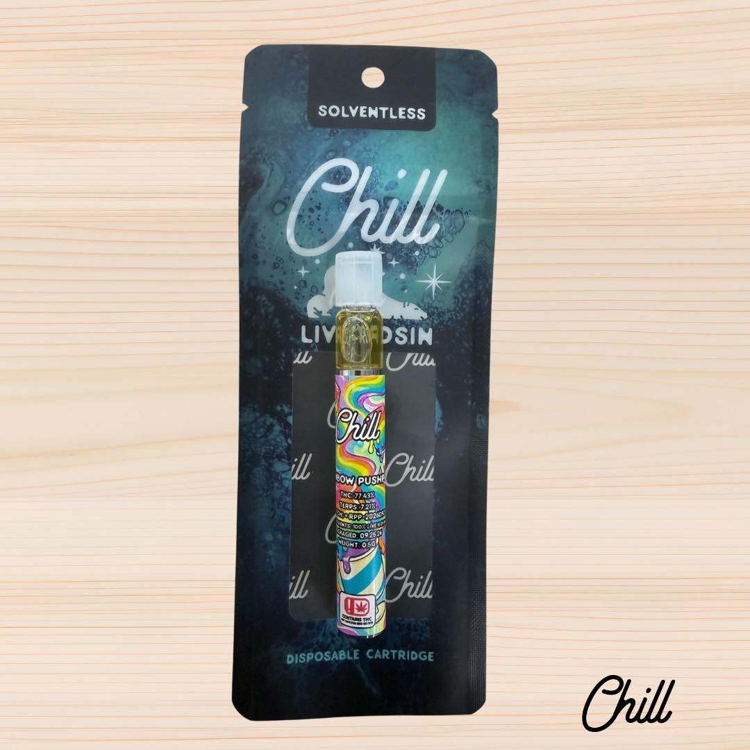 Chill Live Rosin Rainbow Pushpop 0.5g