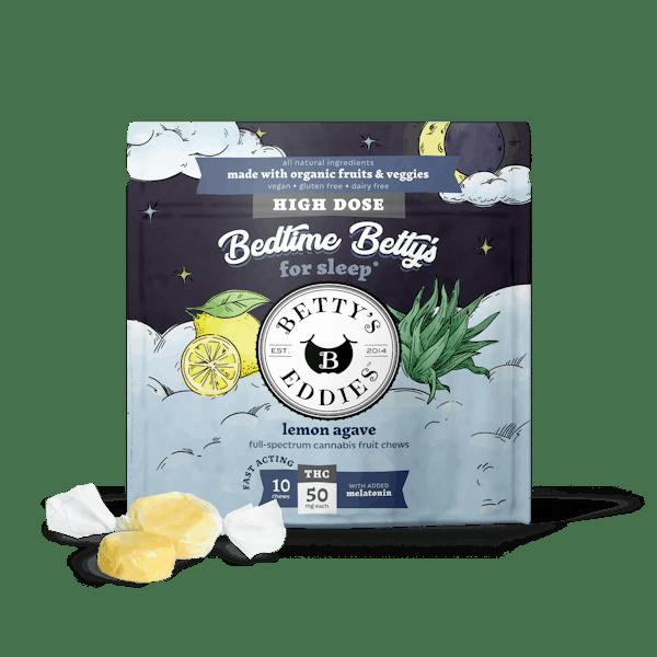 Betty's Eddies - MED Bedtime Fruit Chews 500mg - Lemon Agave cannabis product