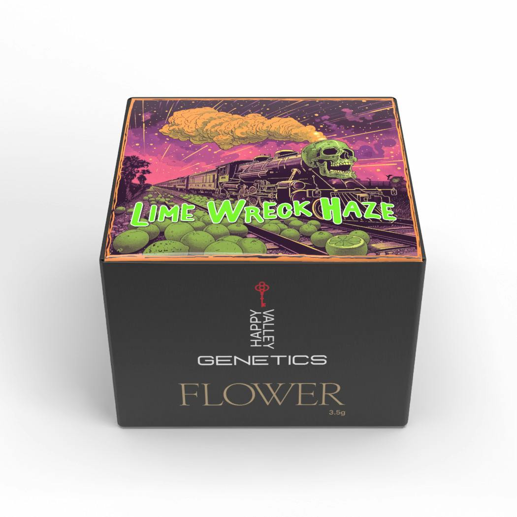 Happy Valley Genetics - Flower 3.5g - Lime Wreck Haze (Classic)