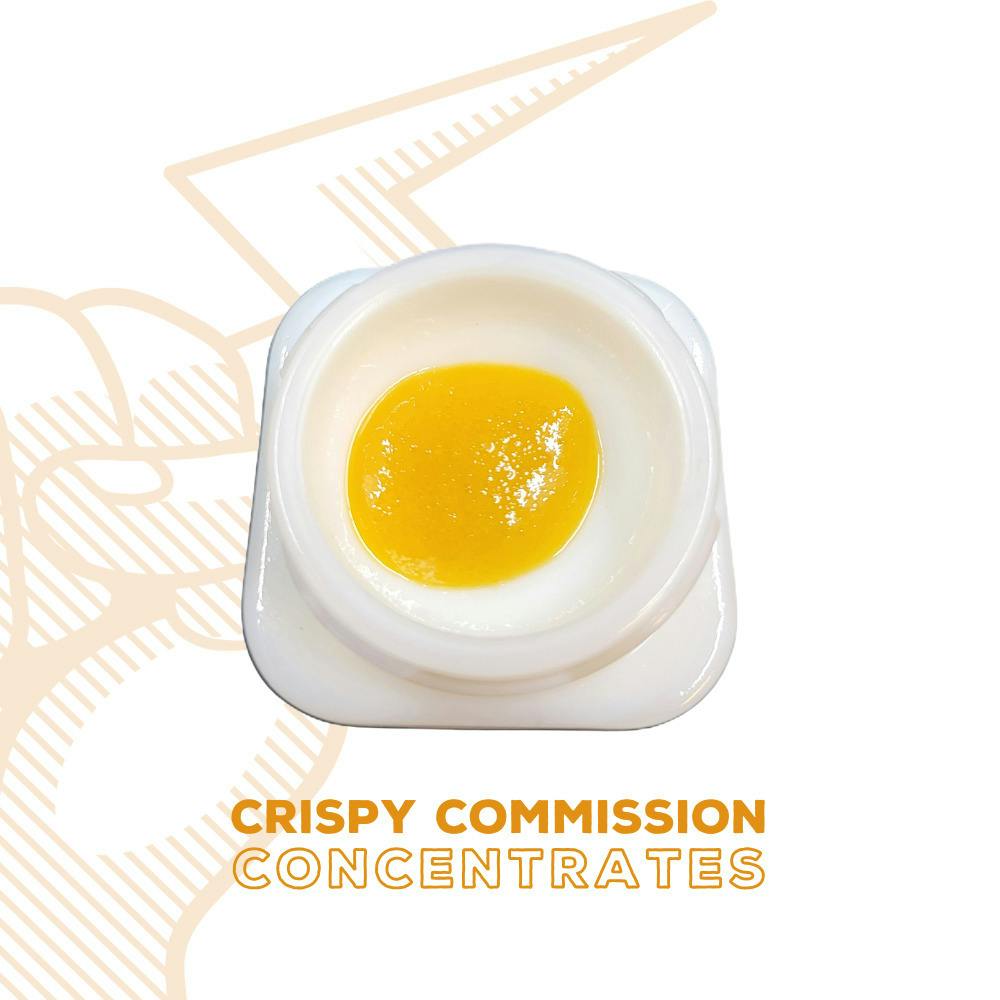 Crispy Commission - Live Badder 1g - Super Lemondew cannabis product