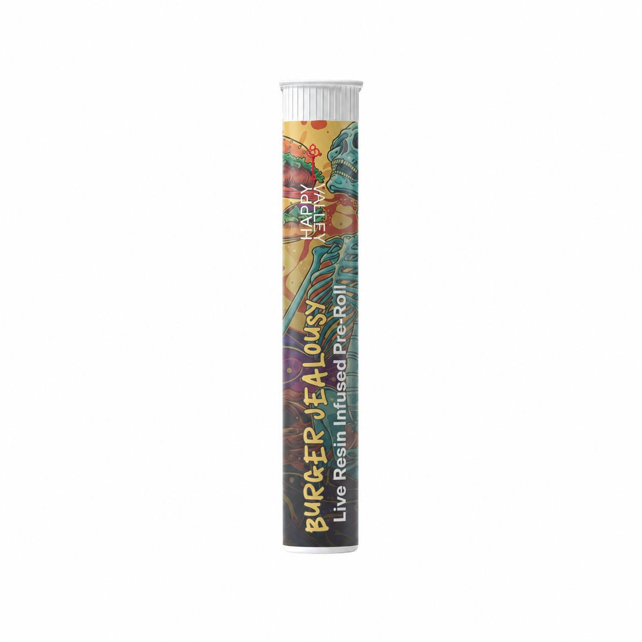 Happy Valley - Live Resin Infused Pre-Roll 1.2g - Burger Jealousy cannabis product