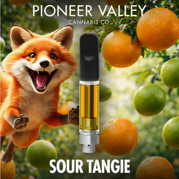 Pioneer Valley - Vape Cart 1g - Sour Tangie cannabis product