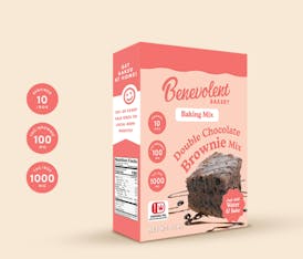 BENEVOLENT BAKERY - DOUBLE CHOCOLATE BROWNIE MIX 1000 MG