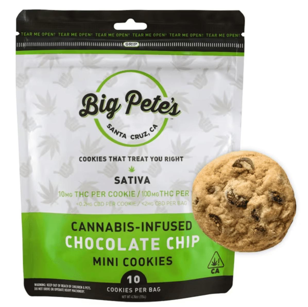 Big Pete's - Chocolate Chip Cookies Sativa (100mg)