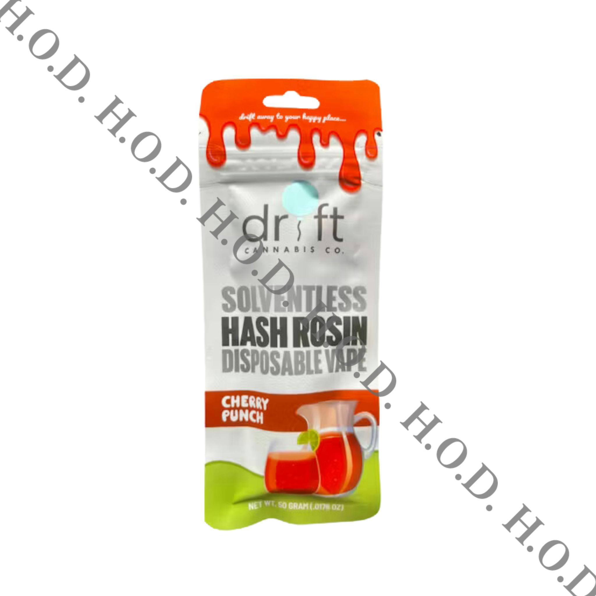 Drift Cannabis Cherry Punch Live Hash Rosin Disposable