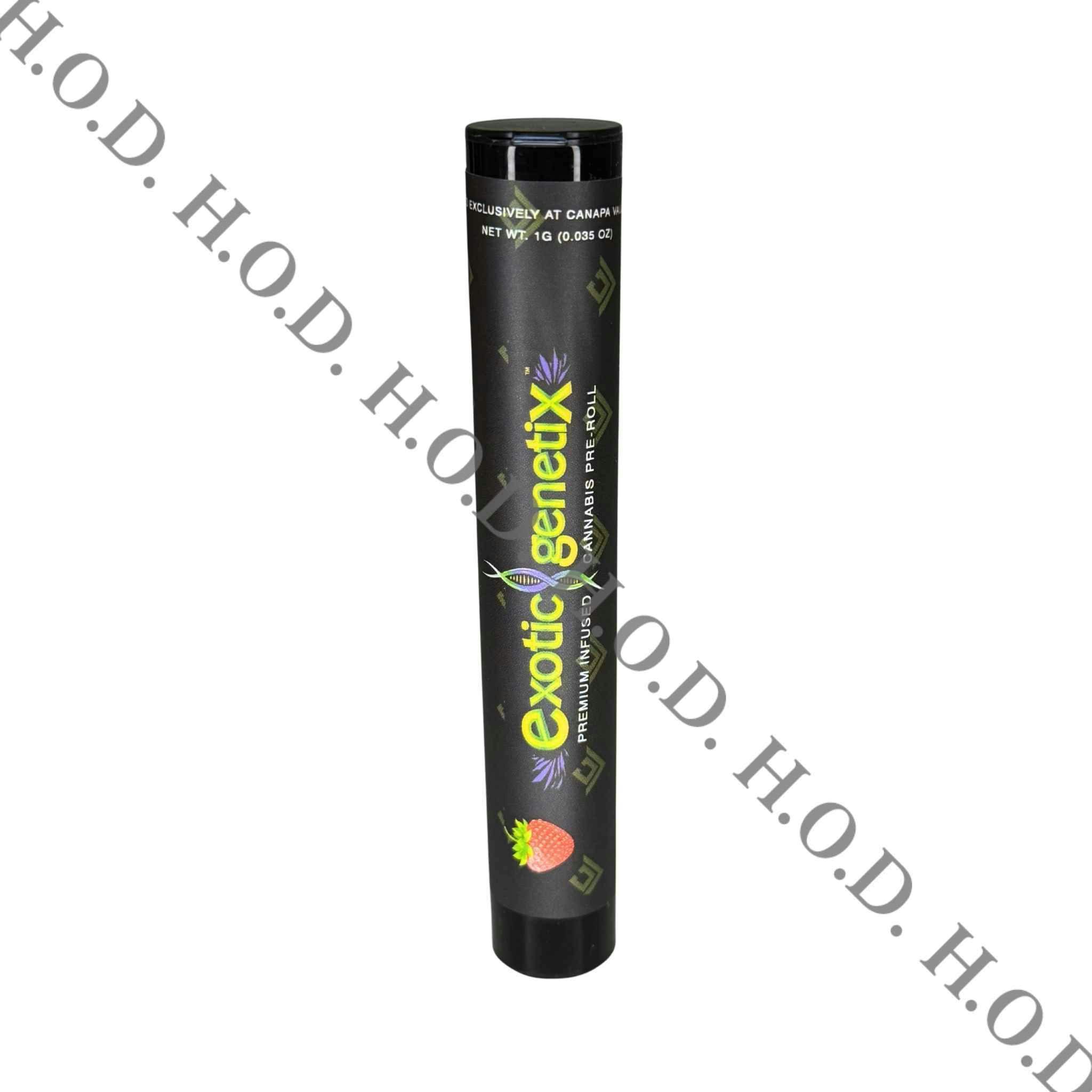 Exotic Genetix Strawberry Gary Infused Pre-Roll