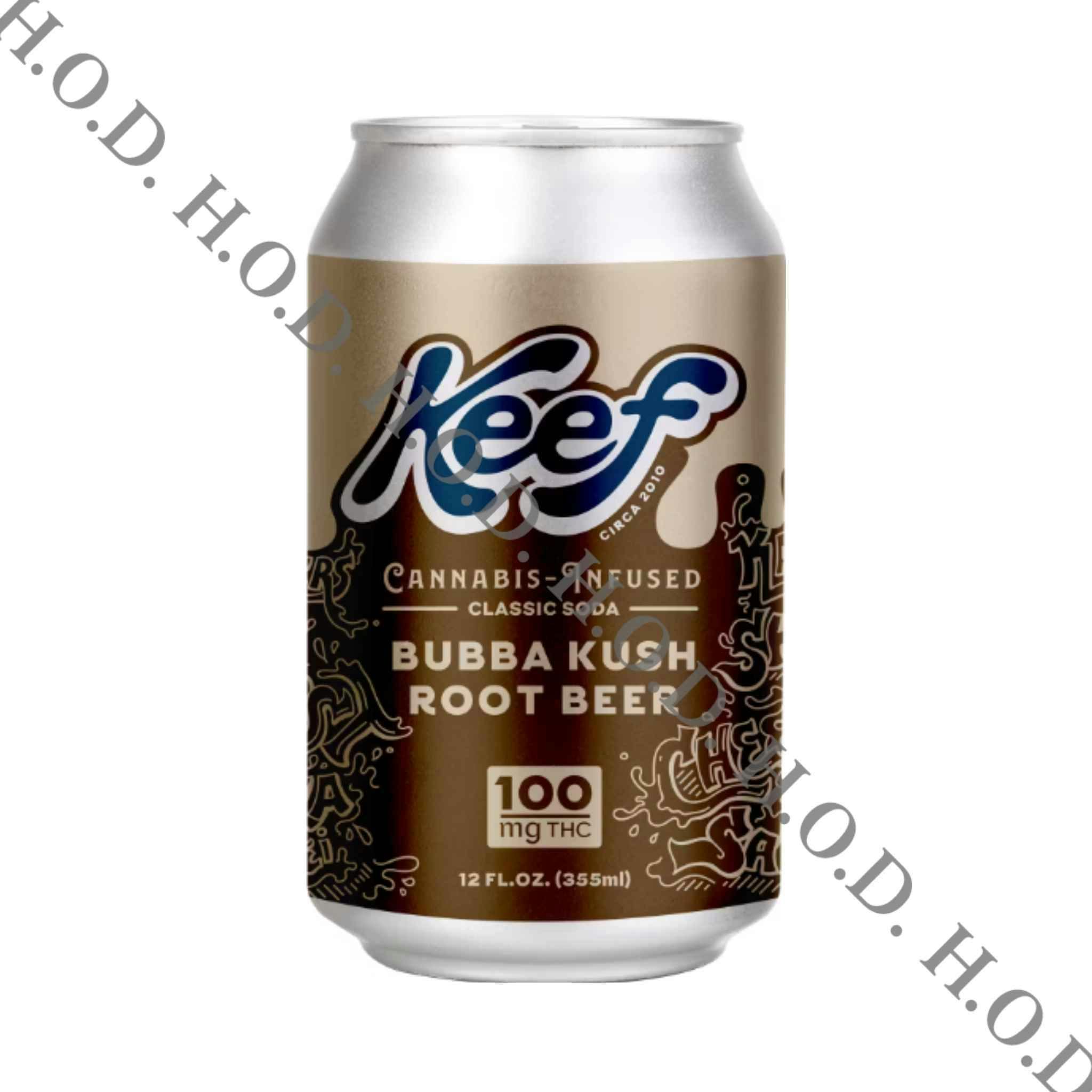 Keef Bubba Kush Root Beer Soda