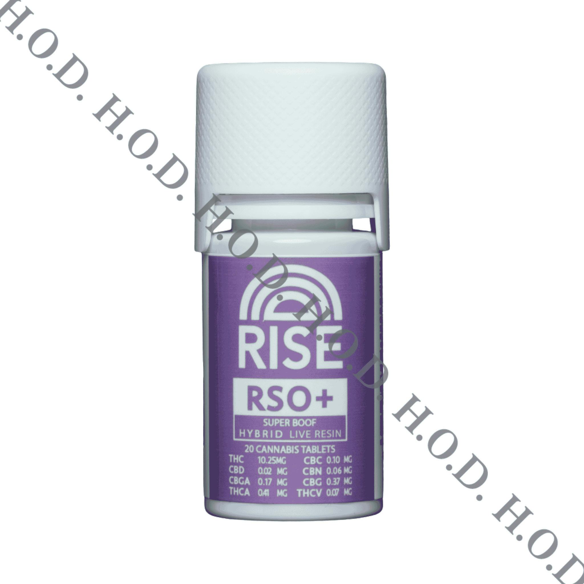 Rise RSO + Maui Wowie Tablets 20x