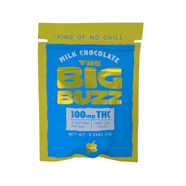 The Big Buzz - Milk Chocolate Mini Bar - 100mg at SessCo Recreational Cannabis Dispensary
