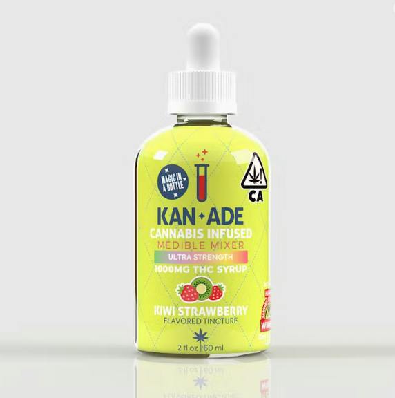 KAN ADE - THC TINCTURE - KIWI STRAWBERRY - 1000MG