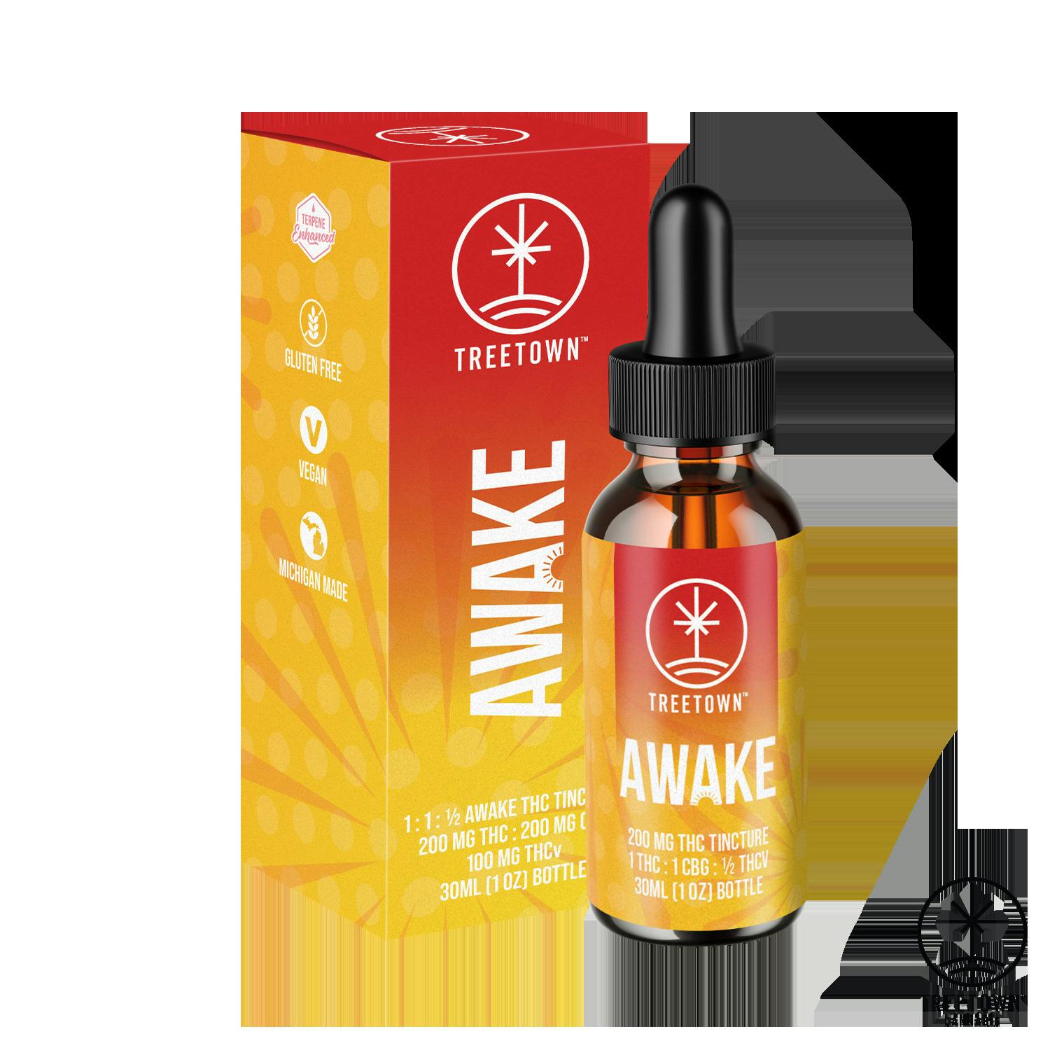 1:1:1/2 Awake THC:CBG:THCv Tincture