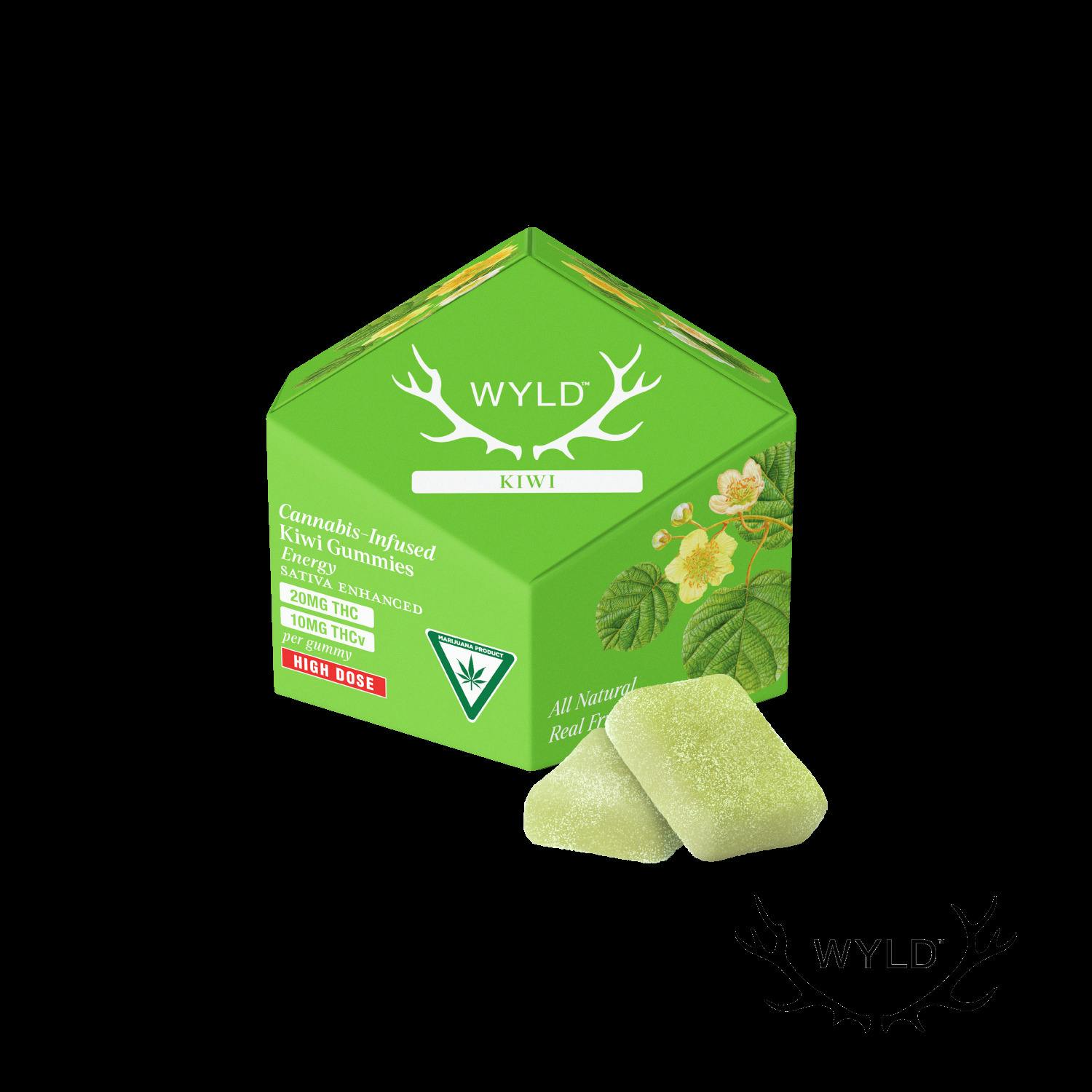 2:1 Kiwi THCv + Sativa Enhanced Gummies