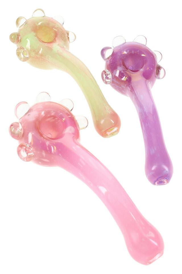 6.5" Slime Colored Sherlock Glass Pipe