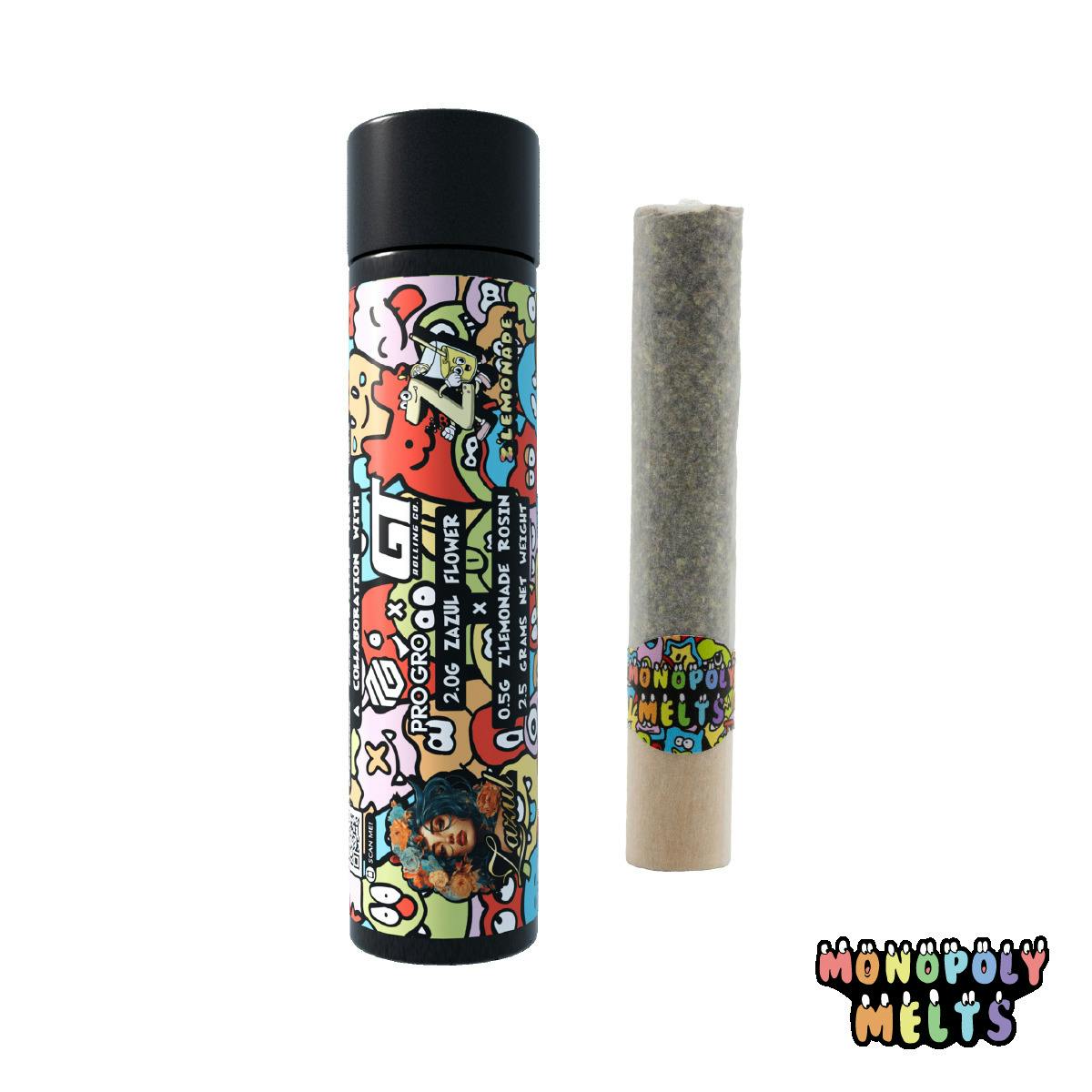Pink Karma x Grape Juice Hash Donut