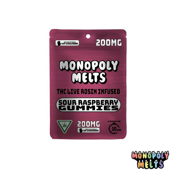 Sour Raspberry Gummies Live Rosin - 10pc x 20mg - 200mg pkg