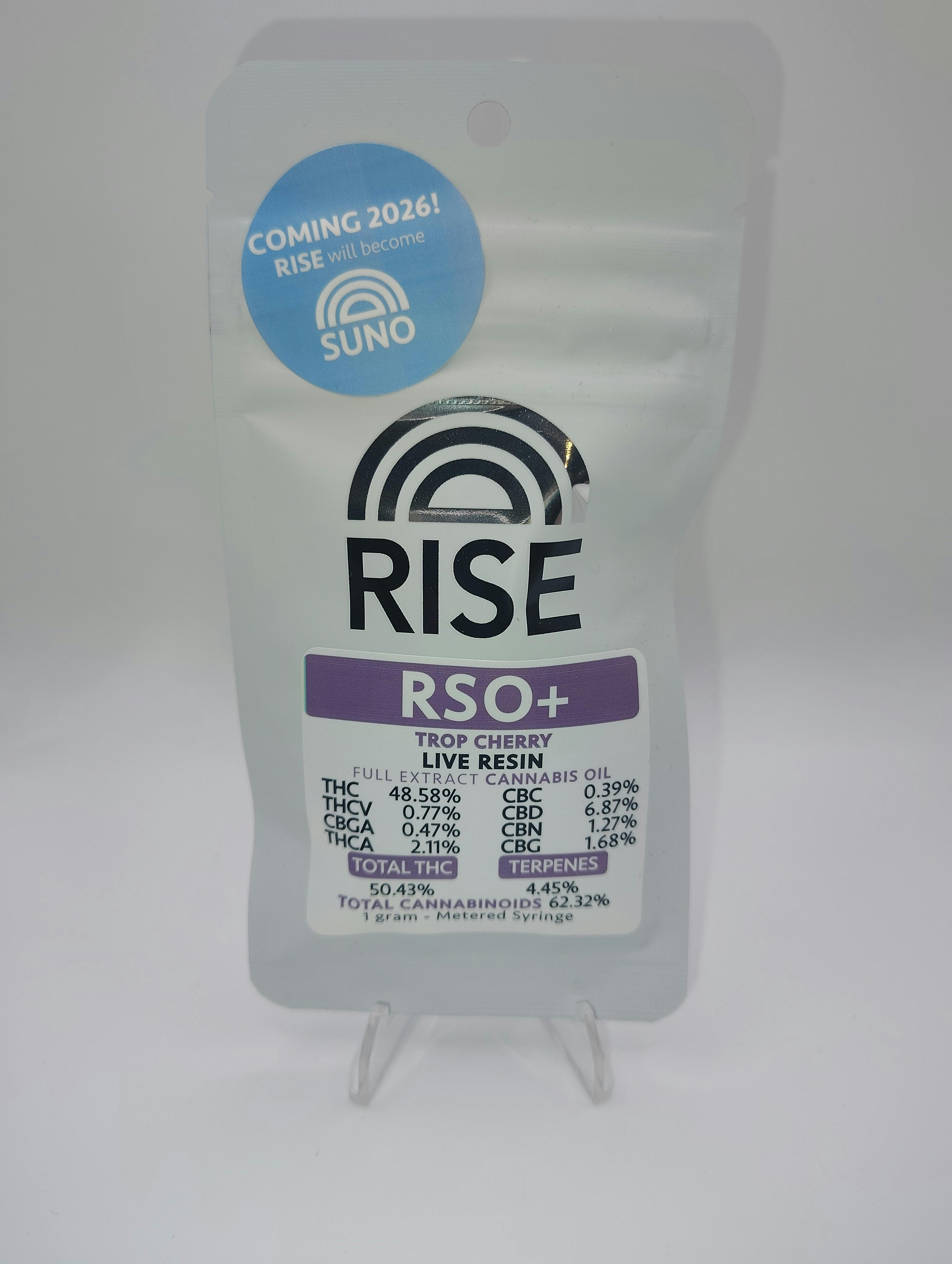 Rise/ RSO + Trop Cherry 1g. Dart