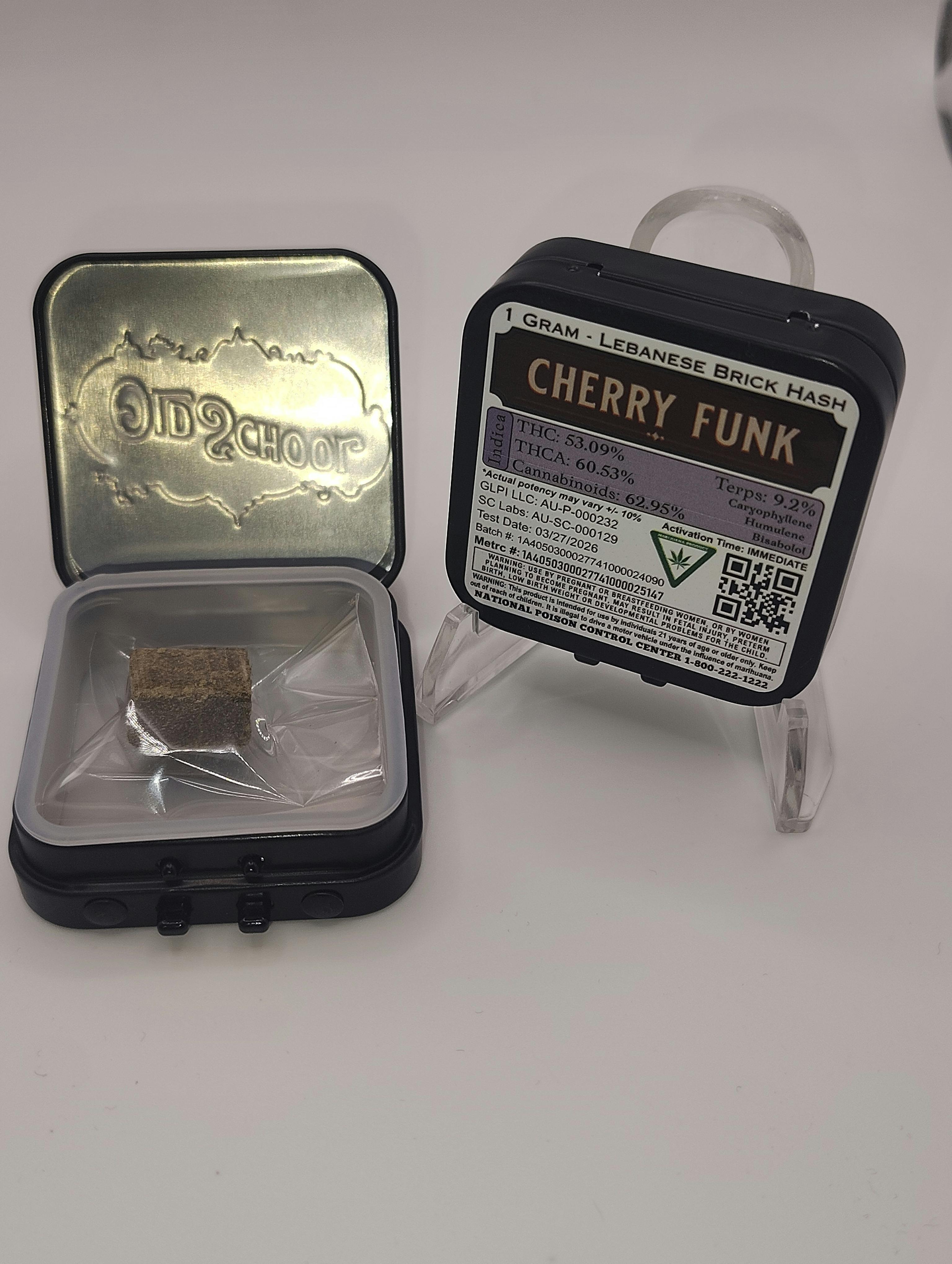 Old School Hash Co./Cherry Funk/ 1g Brick Hash
