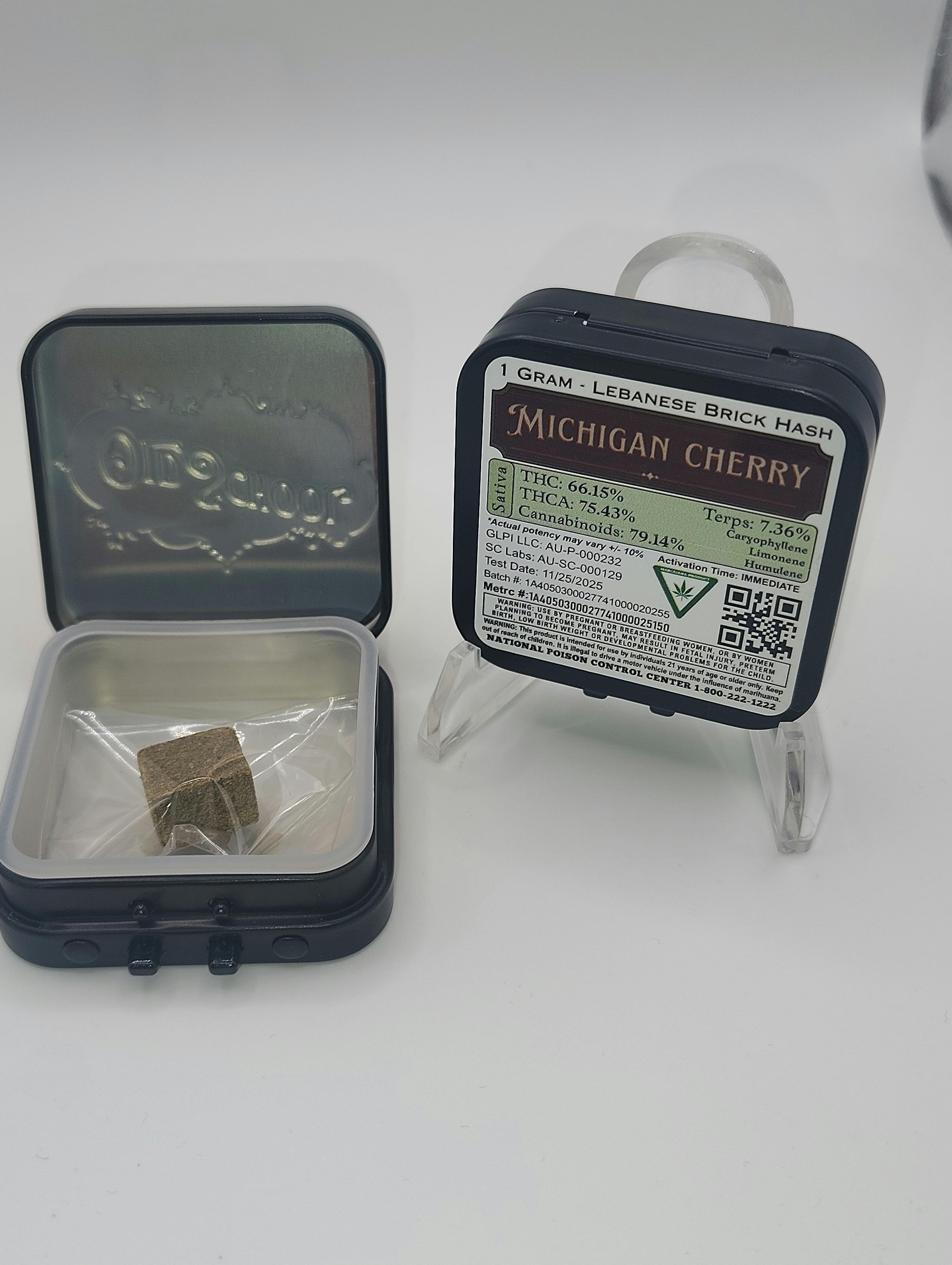 Old School Hash Co./Michigan Cherry/ 1g Brick Hash