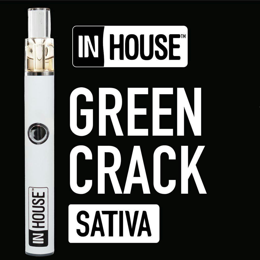 In House Green Crack Smoke Stack Disposable Pen 0.5g