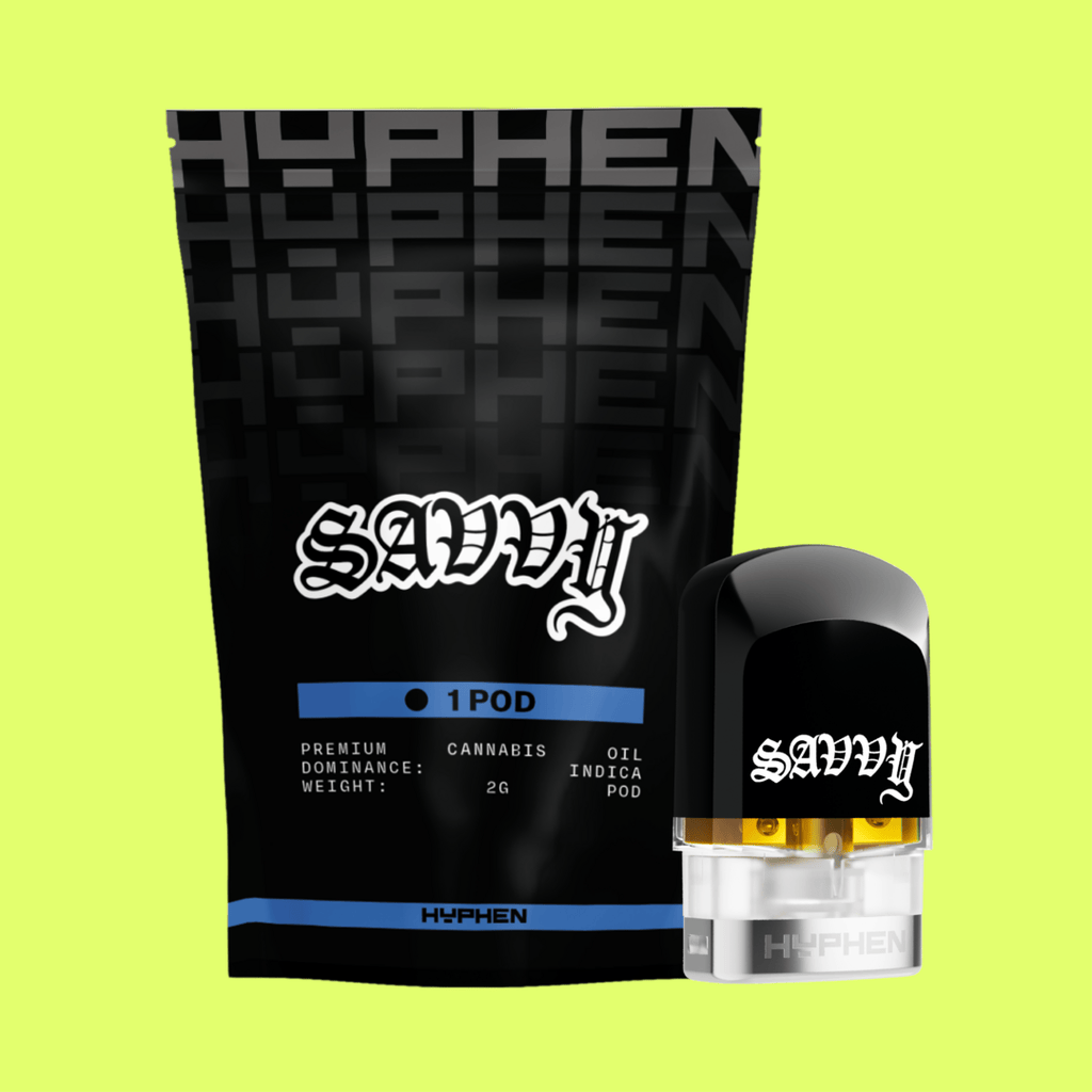 Savvy Grape Kush Hyphen Pod Cartridge 2g