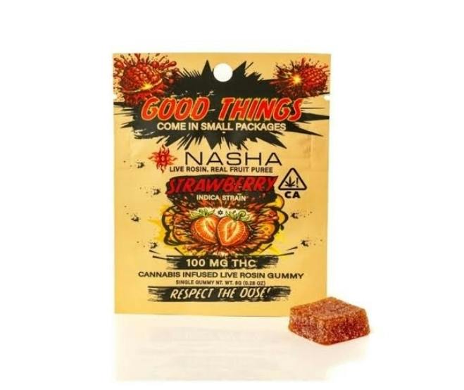 Nasha - Edible - Rosin - Strawberry - 100mg
