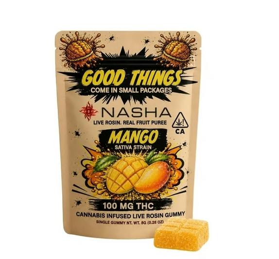 Nasha - Edible - Rosin - Mango Papaya Punch - 100mg