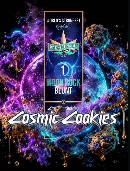 Presidential - Moon Rock Rosin Blunt - Cosmic Cookies - 1.5g