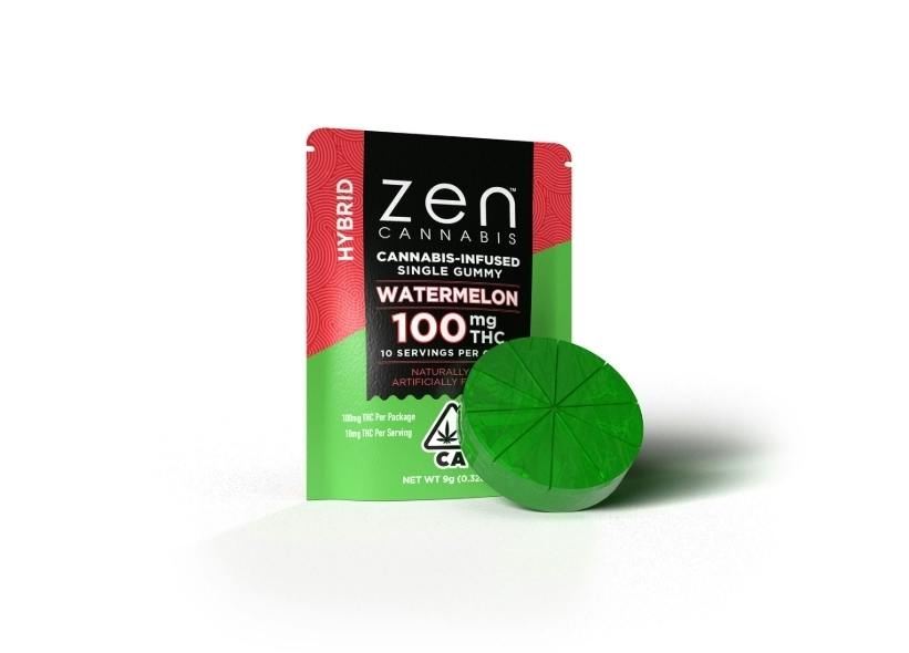Zen - Edible - Naturals - Hybrid - Watermelon - 100mg