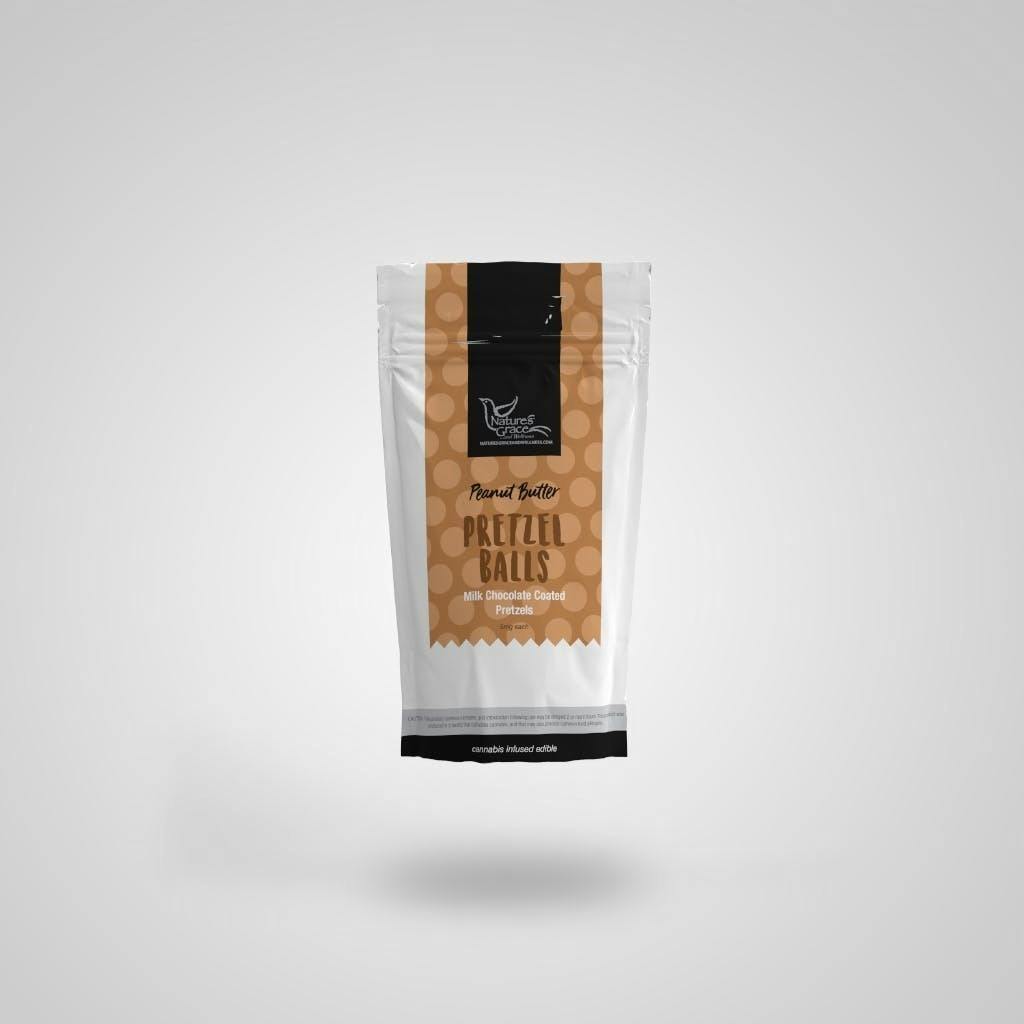 Nature's Grace and Wellness Peanut Butter Pretzel Balls 10pk 50mg at Revolution Dispensary - Normal