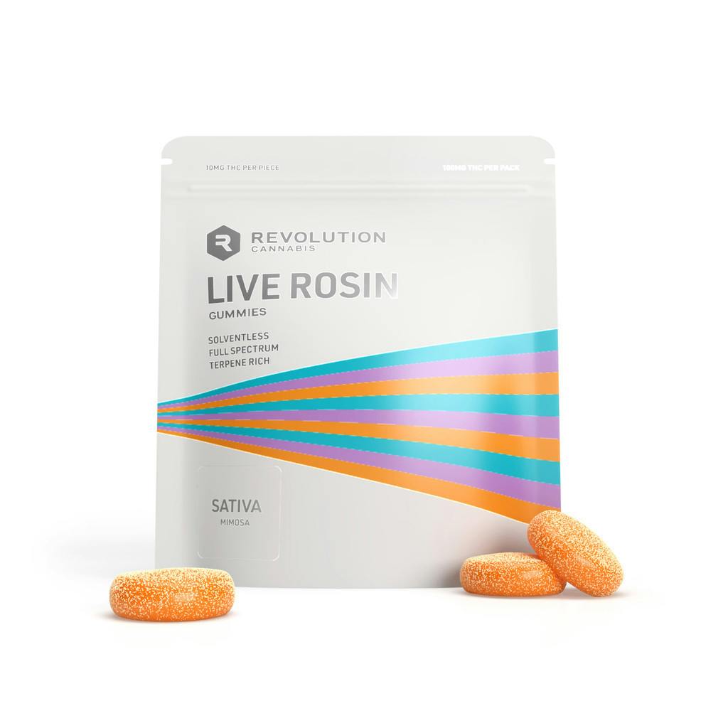 Revolution Cannabis Live Rosin - Mimosa Gummies
