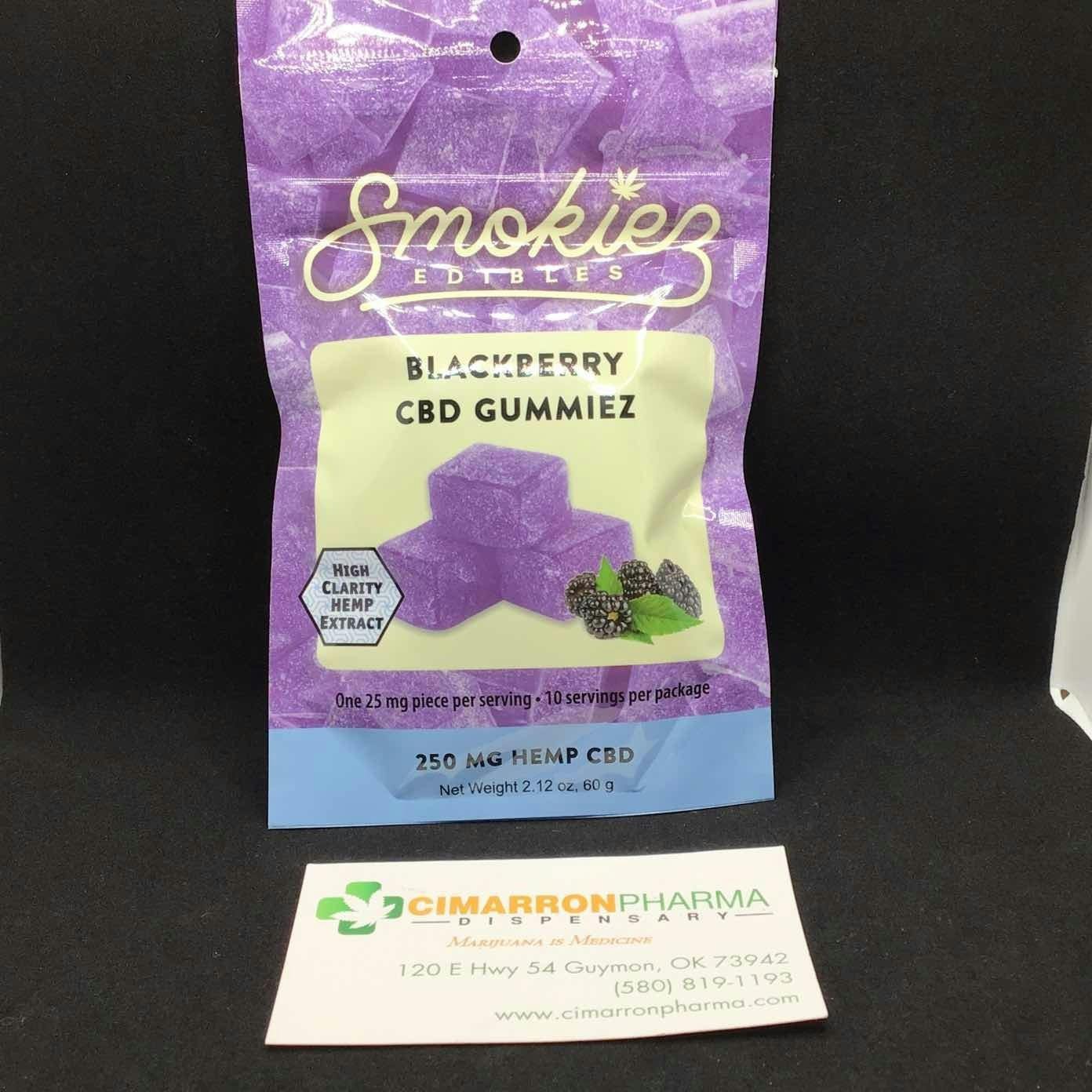 SMOKIEZ CBD BLACKBERRY 250MG