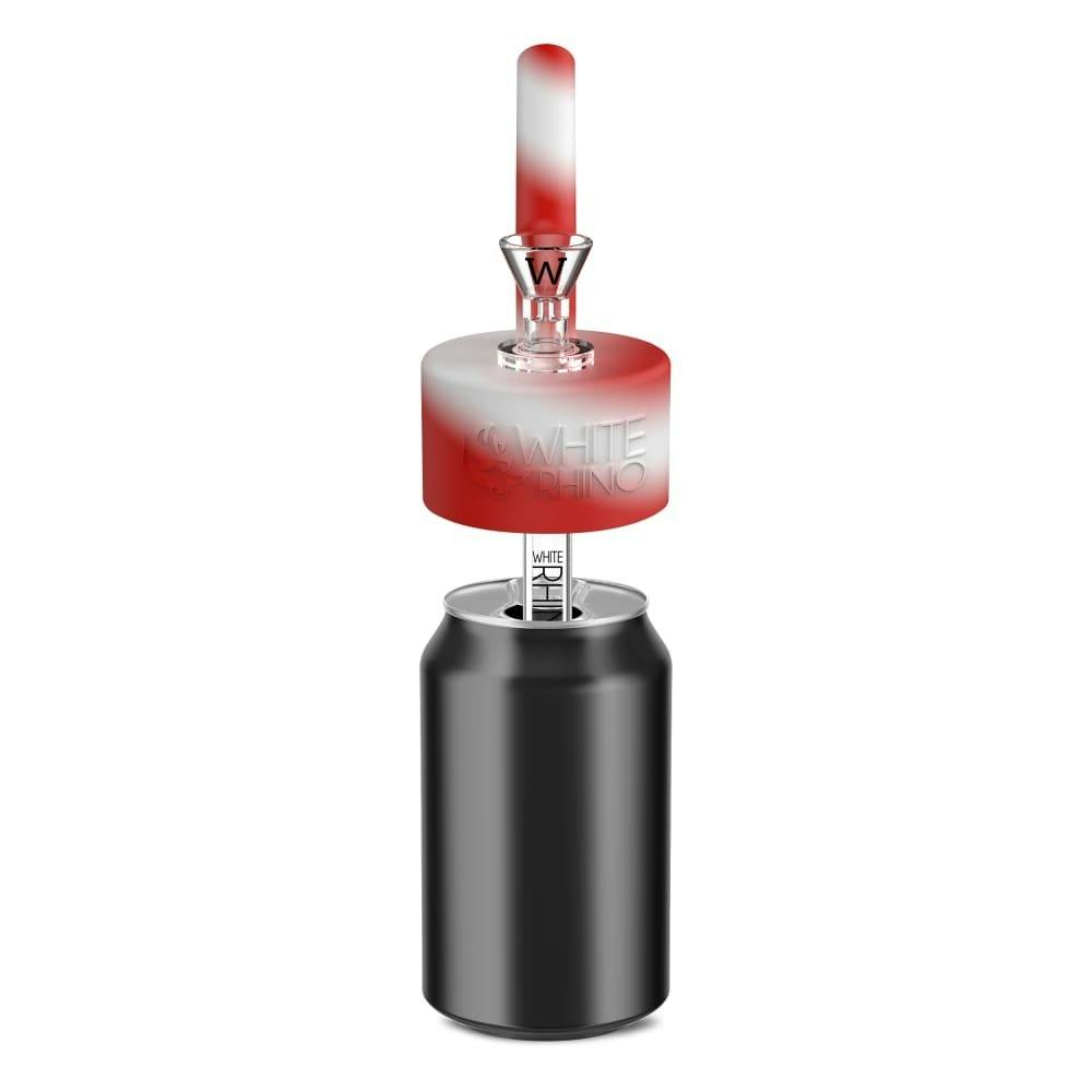 WHITE RHINO POP CAN TOP WATER PIPE