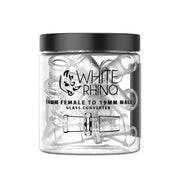 WHITE RHINO 14MM FEMALE TO 19MM MALE GLASS CONVERTER