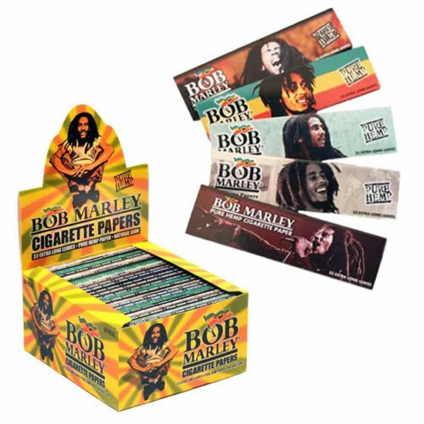 BOB MARLEY HEMP ROLLING PAPERS 1 1/4