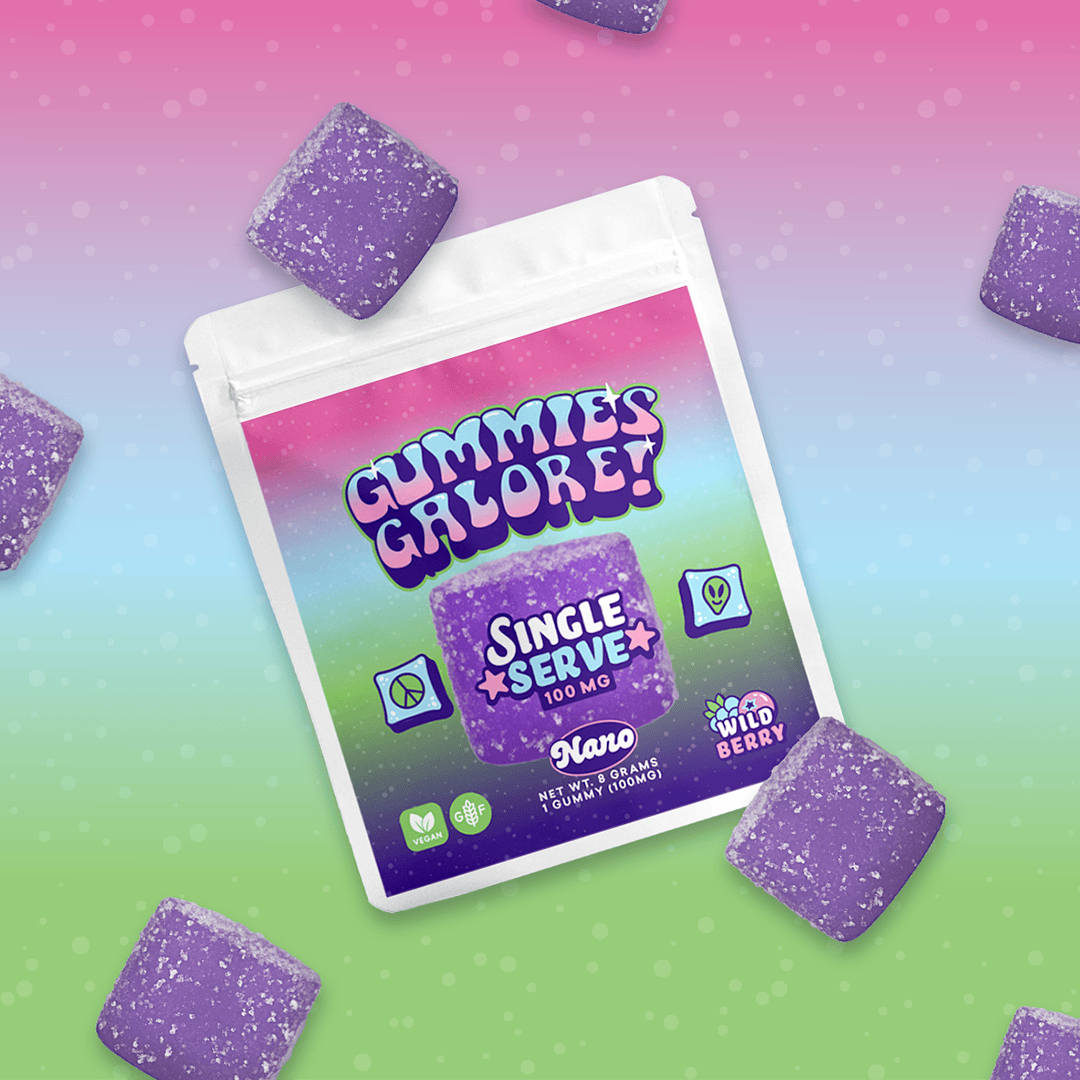 WILD BERRY NANO GUMMY SINGLE SERVE 100MG