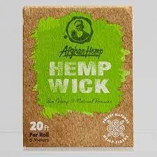 AFGHAN HEMP WICK 20FT