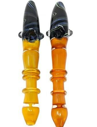 8.5" GOLD FUMED SPIRAL HEAD STEAMROLLER