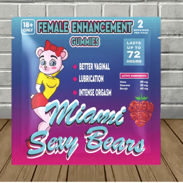 MIAMI SEXY BEARS FEMALE ENHANCEMENT GUMMIES.