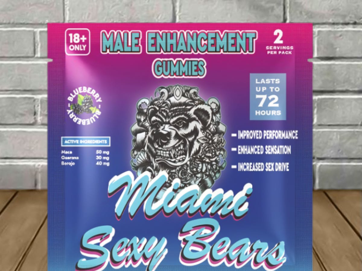 MIAMI SEXY BEARS MALE ENHANCEMENT GUMMIES
